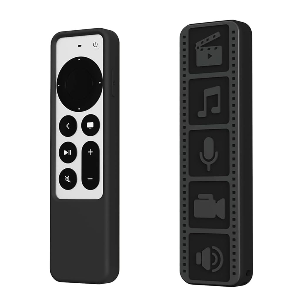 ZORBES Silicone Remote Cover for Apple TV 4K Remote Wear Resistant Silicone Protective Silicone Skin Cover Anti-Scratch Remote Case for Apple TV 4K Remote ZORBES Silicone Remote Cover for Apple TV 4K Remote Wear Resistant Silicone Protective Silicone Skin Cover Anti-Scratch Remote Case for Apple TV 4K Remote